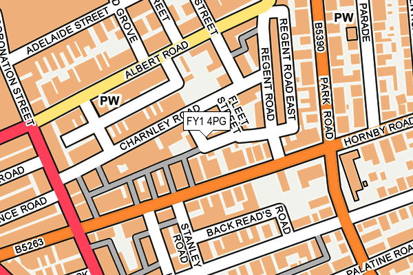 FY1 4PG map - OS OpenMap – Local (Ordnance Survey)