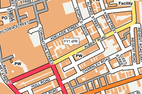 FY1 4PR map - OS OpenMap – Local (Ordnance Survey)