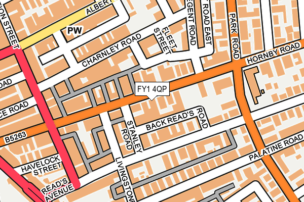 FY1 4QP map - OS OpenMap – Local (Ordnance Survey)