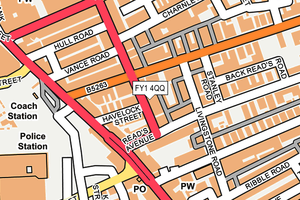 FY1 4QQ map - OS OpenMap – Local (Ordnance Survey)