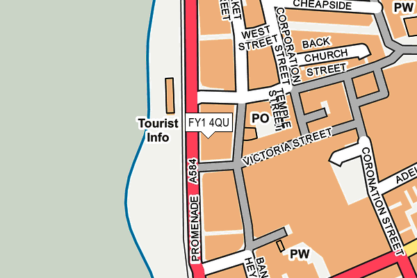 FY1 4QU map - OS OpenMap – Local (Ordnance Survey)