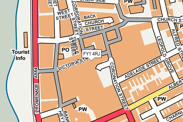 FY1 4RJ map - OS OpenMap – Local (Ordnance Survey)