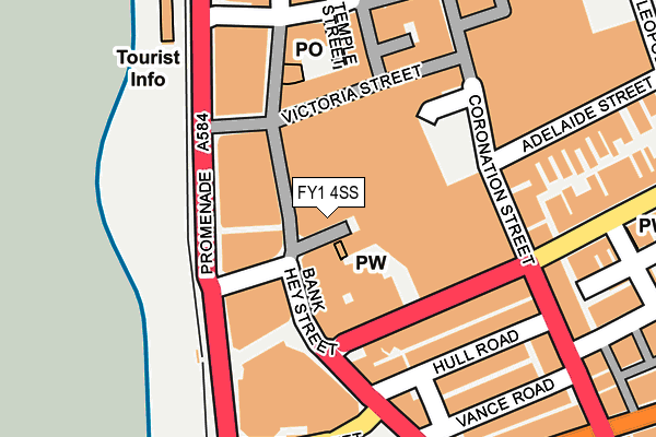 FY1 4SS map - OS OpenMap – Local (Ordnance Survey)