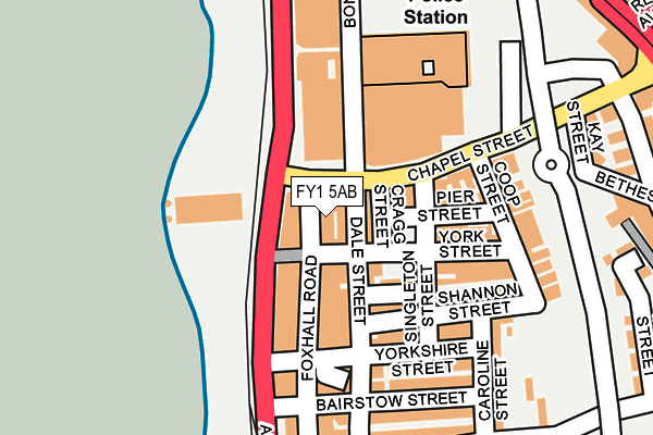 FY1 5AB map - OS OpenMap – Local (Ordnance Survey)
