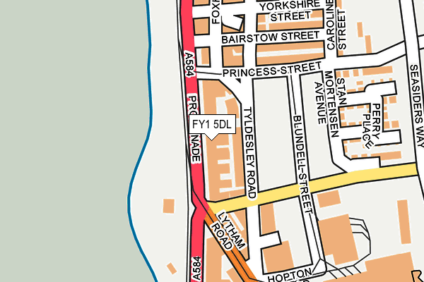 FY1 5DL map - OS OpenMap – Local (Ordnance Survey)