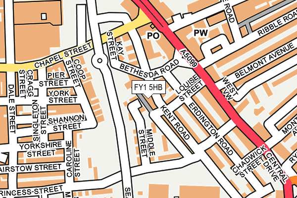 FY1 5HB map - OS OpenMap – Local (Ordnance Survey)