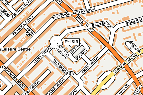 FY1 5LR map - OS OpenMap – Local (Ordnance Survey)