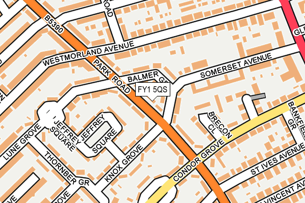 FY1 5QS map - OS OpenMap – Local (Ordnance Survey)