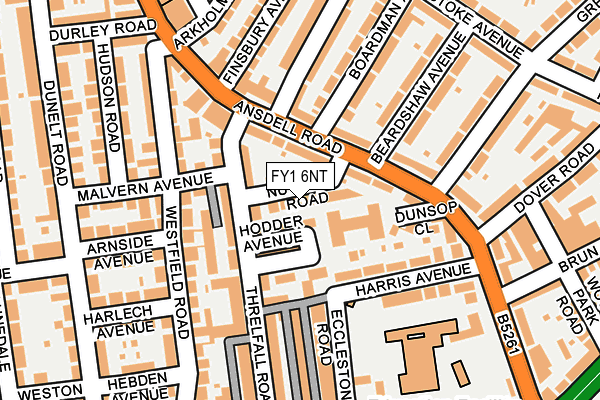 FY1 6NT map - OS OpenMap – Local (Ordnance Survey)
