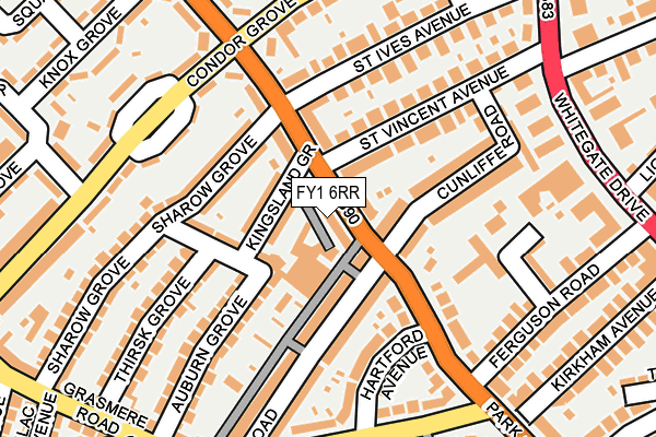 FY1 6RR map - OS OpenMap – Local (Ordnance Survey)