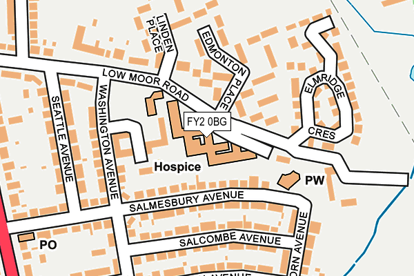 Map of TRINITY HOSPICE TRADING LTD at local scale
