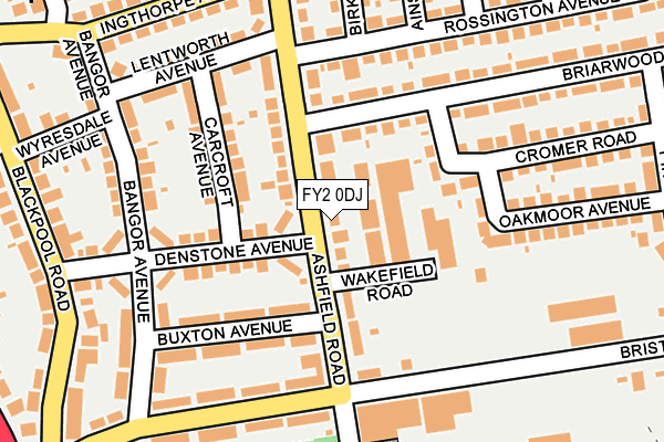 FY2 0DJ map - OS OpenMap – Local (Ordnance Survey)
