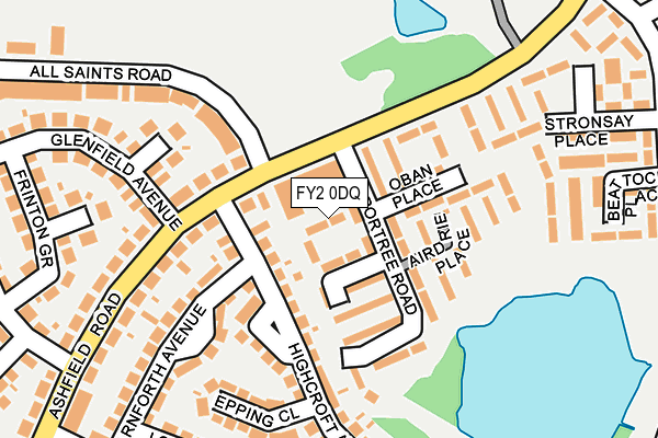 FY2 0DQ map - OS OpenMap – Local (Ordnance Survey)