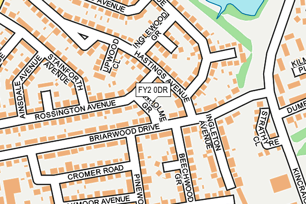 FY2 0DR map - OS OpenMap – Local (Ordnance Survey)