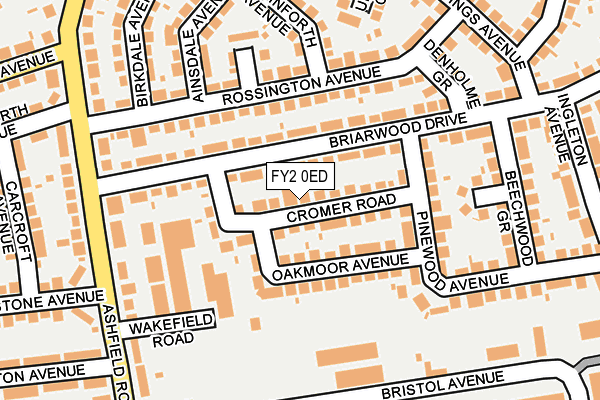 FY2 0ED map - OS OpenMap – Local (Ordnance Survey)