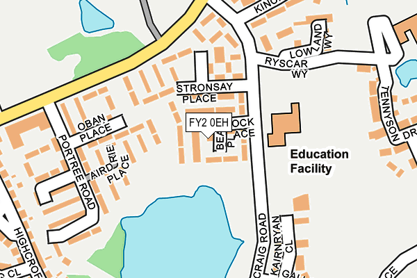FY2 0EH map - OS OpenMap – Local (Ordnance Survey)