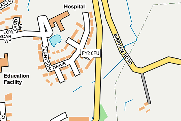 FY2 0FU map - OS OpenMap – Local (Ordnance Survey)
