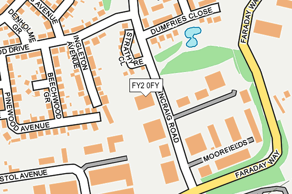FY2 0FY map - OS OpenMap – Local (Ordnance Survey)