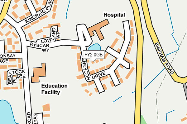 FY2 0GB map - OS OpenMap – Local (Ordnance Survey)