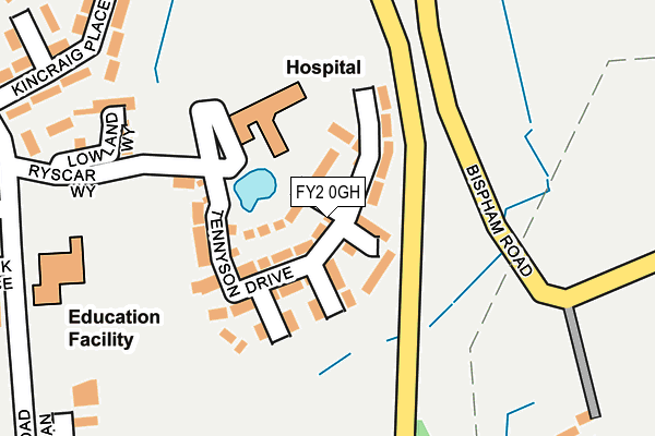 FY2 0GH map - OS OpenMap – Local (Ordnance Survey)