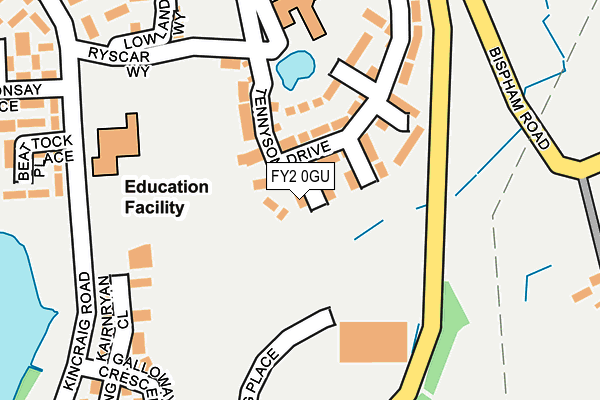 FY2 0GU map - OS OpenMap – Local (Ordnance Survey)