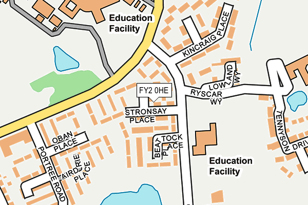 FY2 0HE map - OS OpenMap – Local (Ordnance Survey)