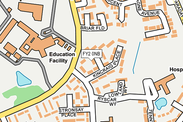 FY2 0NB map - OS OpenMap – Local (Ordnance Survey)