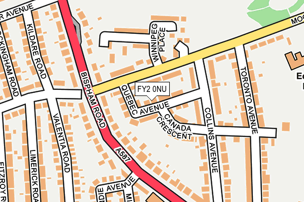 FY2 0NU map - OS OpenMap – Local (Ordnance Survey)