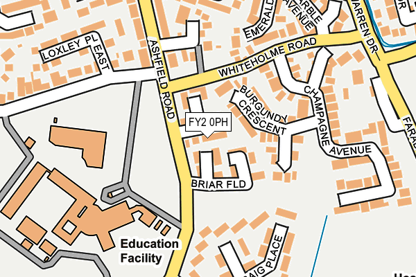 FY2 0PH map - OS OpenMap – Local (Ordnance Survey)