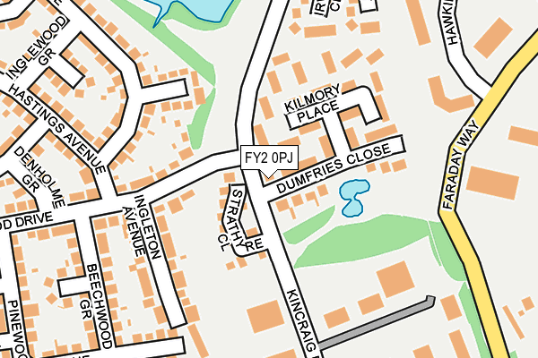 FY2 0PJ map - OS OpenMap – Local (Ordnance Survey)
