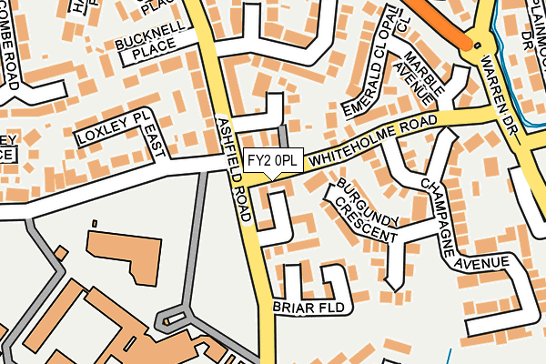 FY2 0PL map - OS OpenMap – Local (Ordnance Survey)