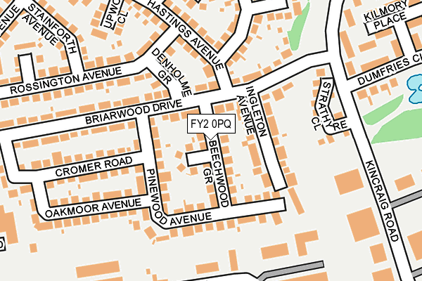 FY2 0PQ map - OS OpenMap – Local (Ordnance Survey)