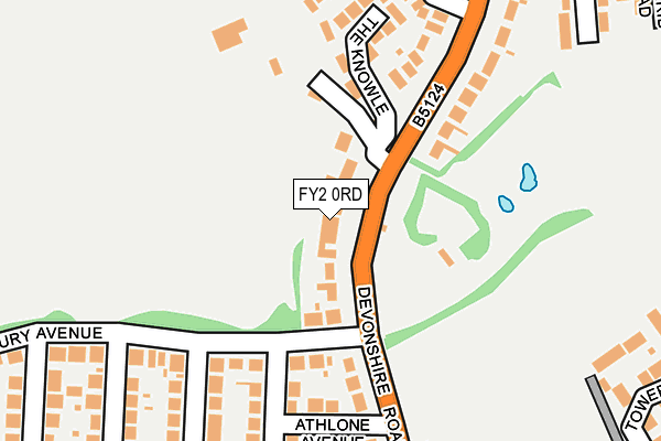 FY2 0RD map - OS OpenMap – Local (Ordnance Survey)