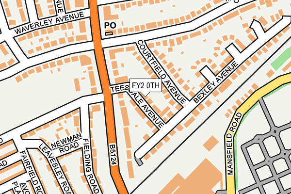 FY2 0TH map - OS OpenMap – Local (Ordnance Survey)