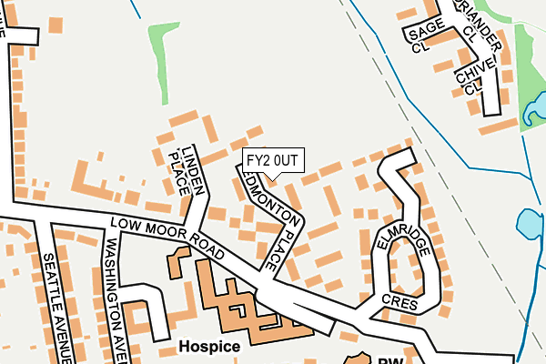 FY2 0UT map - OS OpenMap – Local (Ordnance Survey)