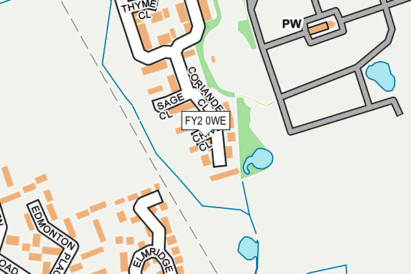 FY2 0WE map - OS OpenMap – Local (Ordnance Survey)