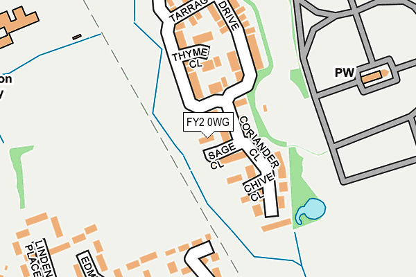 FY2 0WG map - OS OpenMap – Local (Ordnance Survey)