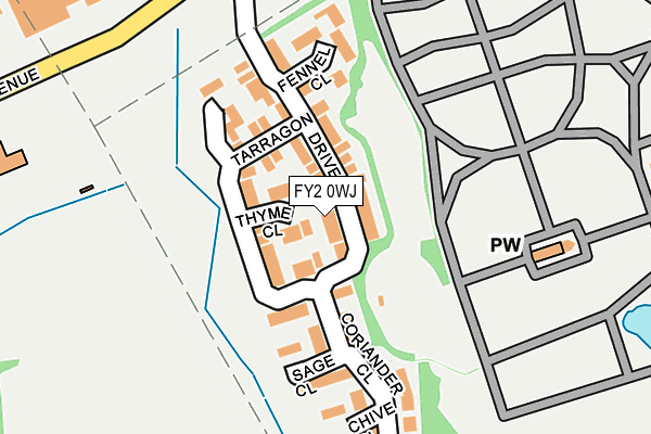 FY2 0WJ map - OS OpenMap – Local (Ordnance Survey)