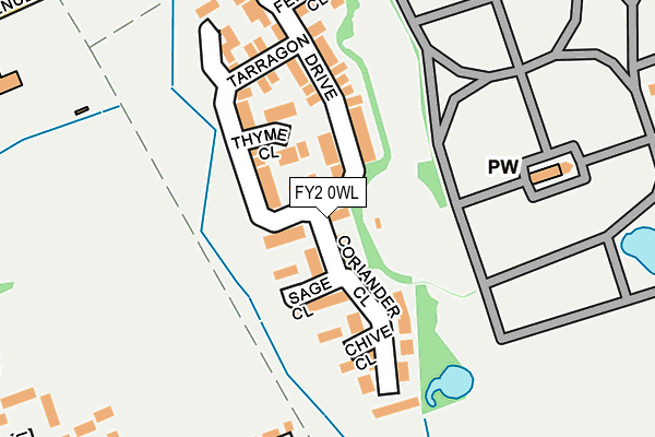 FY2 0WL map - OS OpenMap – Local (Ordnance Survey)