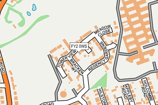 FY2 0WS map - OS OpenMap – Local (Ordnance Survey)