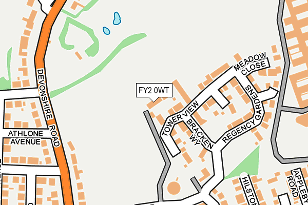 FY2 0WT map - OS OpenMap – Local (Ordnance Survey)