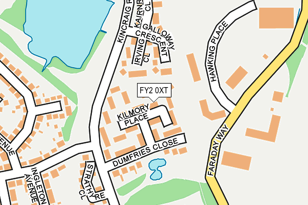 FY2 0XT map - OS OpenMap – Local (Ordnance Survey)