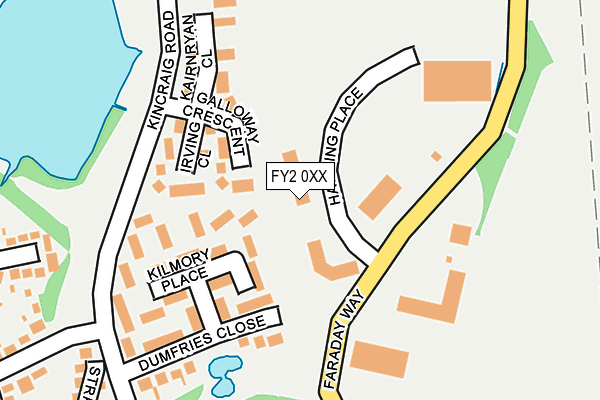 FY2 0XX map - OS OpenMap – Local (Ordnance Survey)