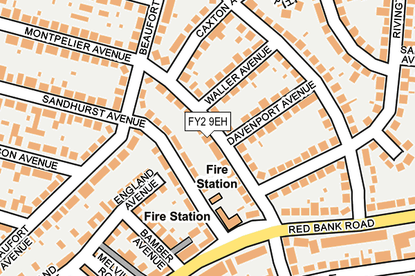 FY2 9EH map - OS OpenMap – Local (Ordnance Survey)