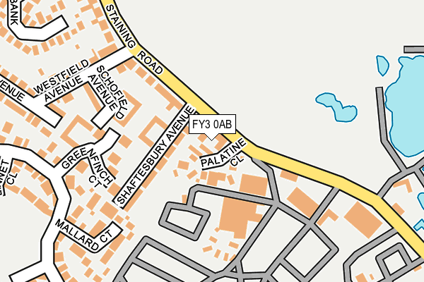 FY3 0AB map - OS OpenMap – Local (Ordnance Survey)