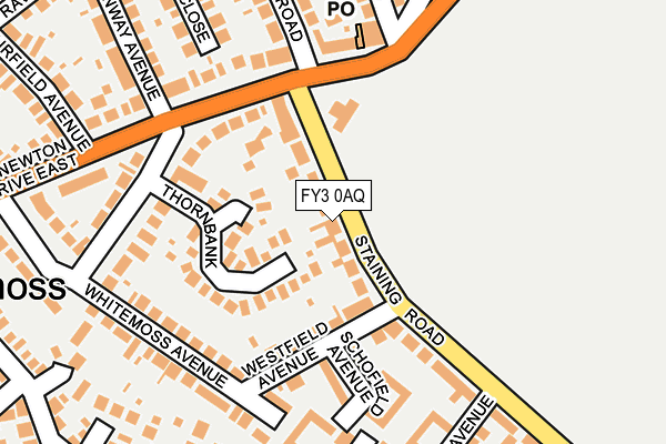 FY3 0AQ map - OS OpenMap – Local (Ordnance Survey)