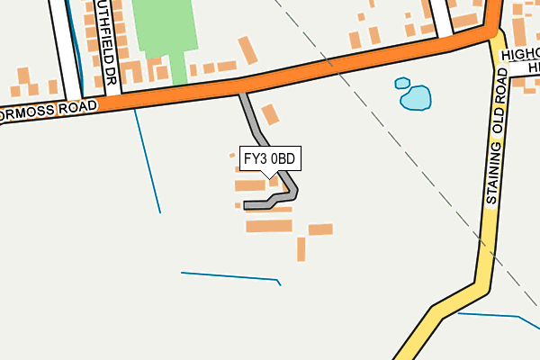 FY3 0BD map - OS OpenMap – Local (Ordnance Survey)