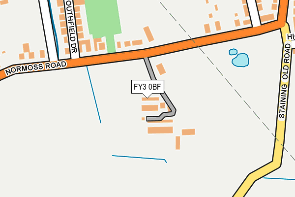 FY3 0BF map - OS OpenMap – Local (Ordnance Survey)