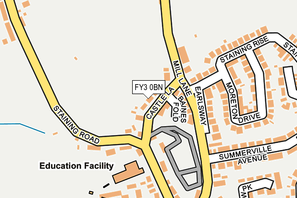 FY3 0BN map - OS OpenMap – Local (Ordnance Survey)