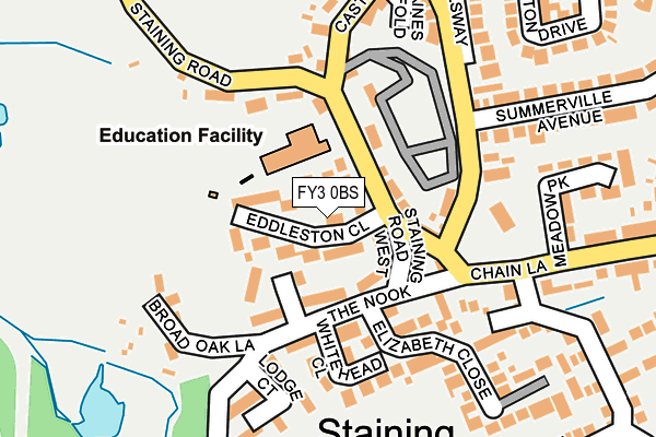 FY3 0BS map - OS OpenMap – Local (Ordnance Survey)